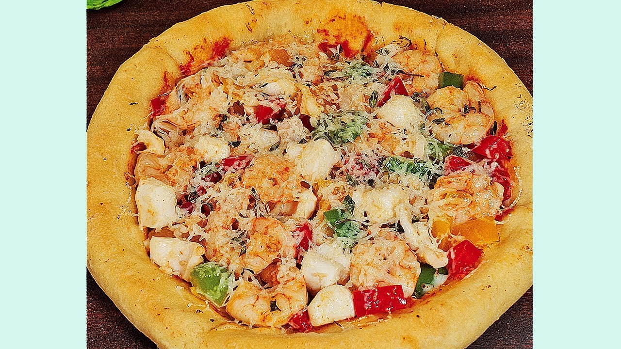 Pizza aux fruits de mer - Super ......