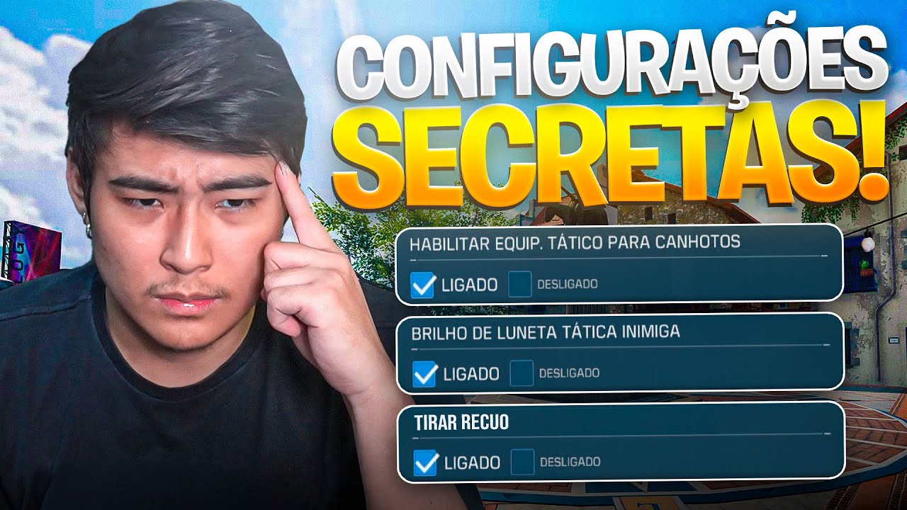 AS MELHORES CONFIGURAÇÕES DO COD MOBILE!