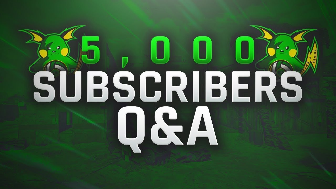 EVERYTHING  you need to know about ShawnJ Gaming.. 5000 subscriber QnA