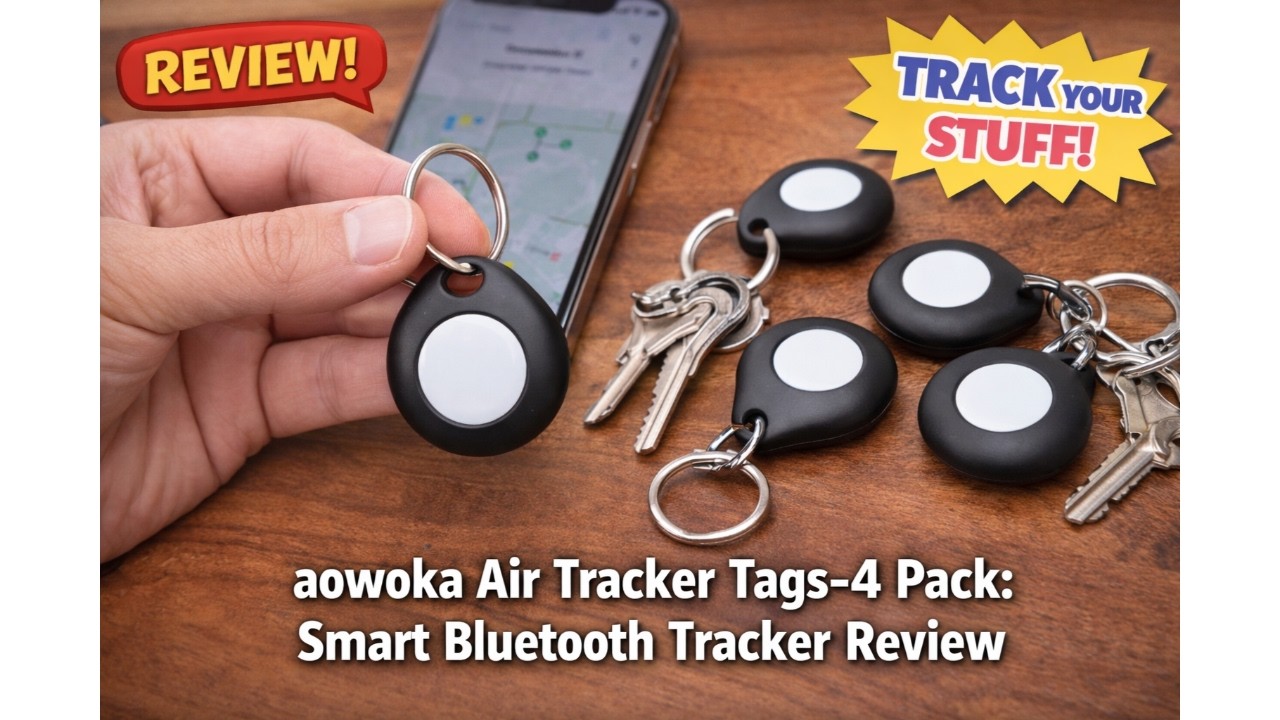 📍 aowoka Air Tracker Tags – 4 Pack: Smart Bluetooth Tracker Review 📱