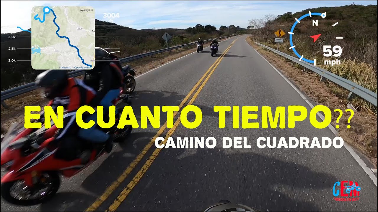 ¿En cuanto tiempo  se  Cruza el camino del Cuadrado? Córdoba en Moto