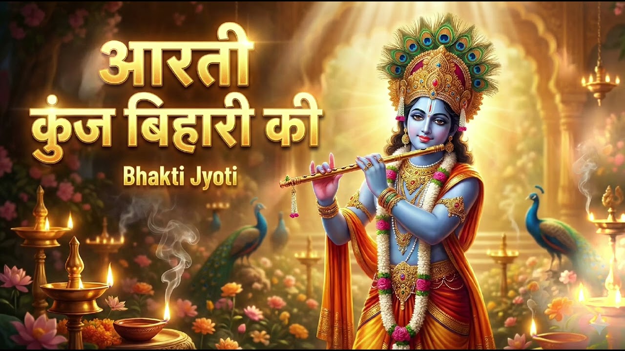 आरती कुंज बिहारी की | Aarti Kunj Bihari Ki | श्री कृष्ण आरती | Bhakti Jyoti