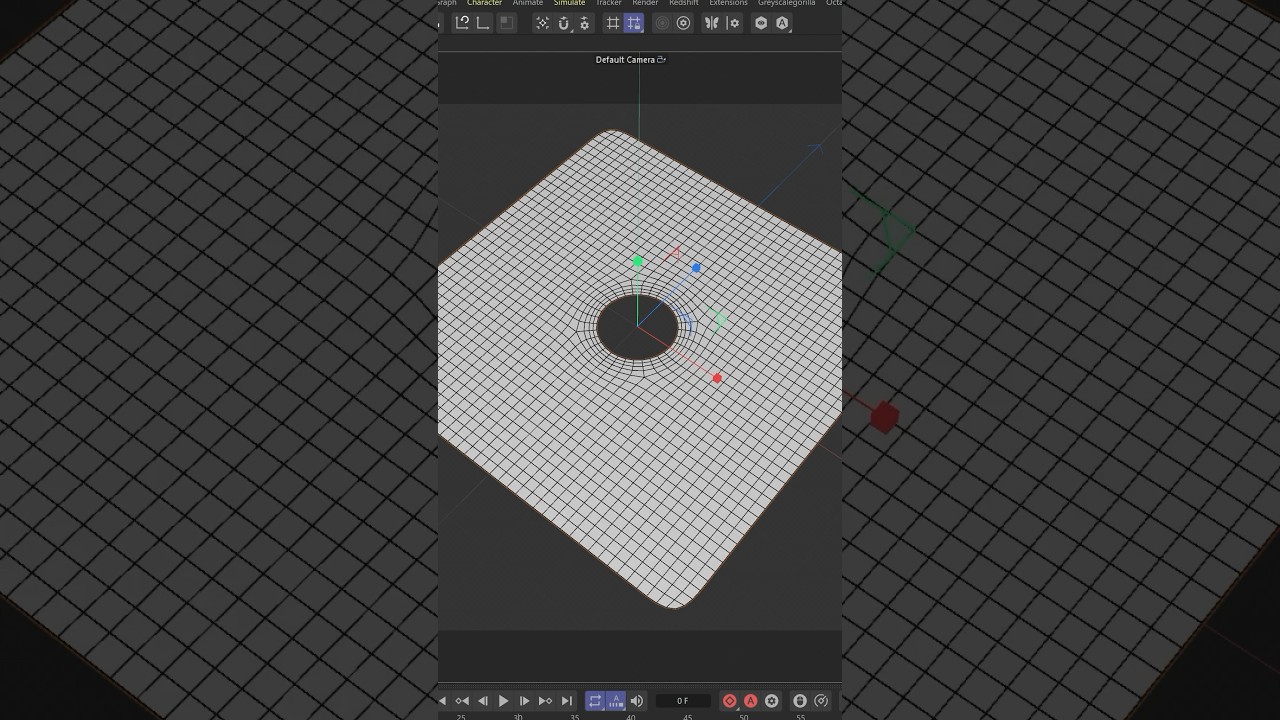 Идеальные отверстия в Cinema 4D #cinema4d #3d #3dmodeling