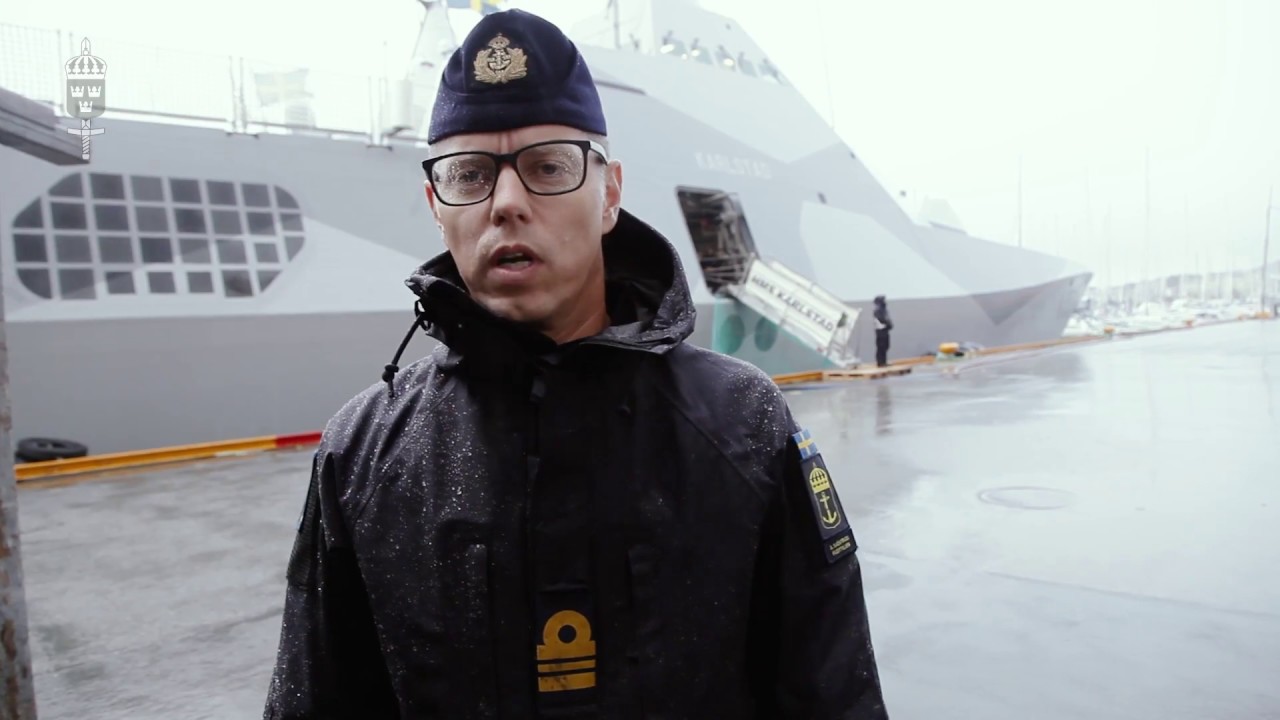 Fartygen kastar loss för Trident Juncture 18