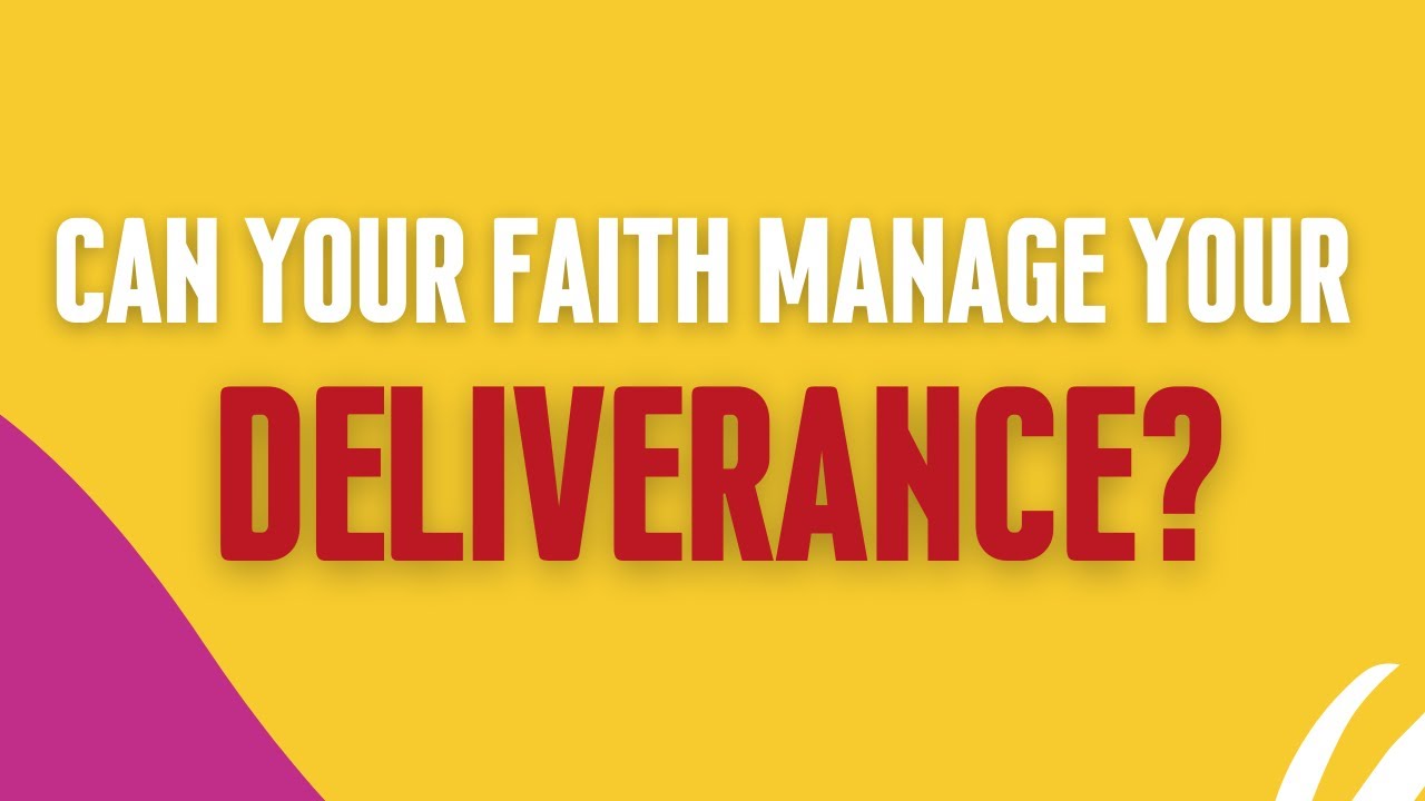 Can Your Faith Manage Your Deliverance? | Exodus 14:21-23