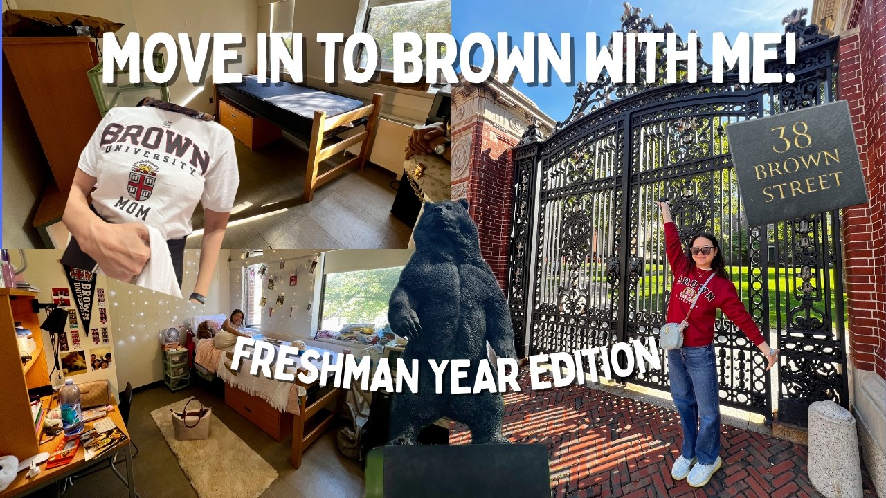 Brown University Move In Vlog | freshman year