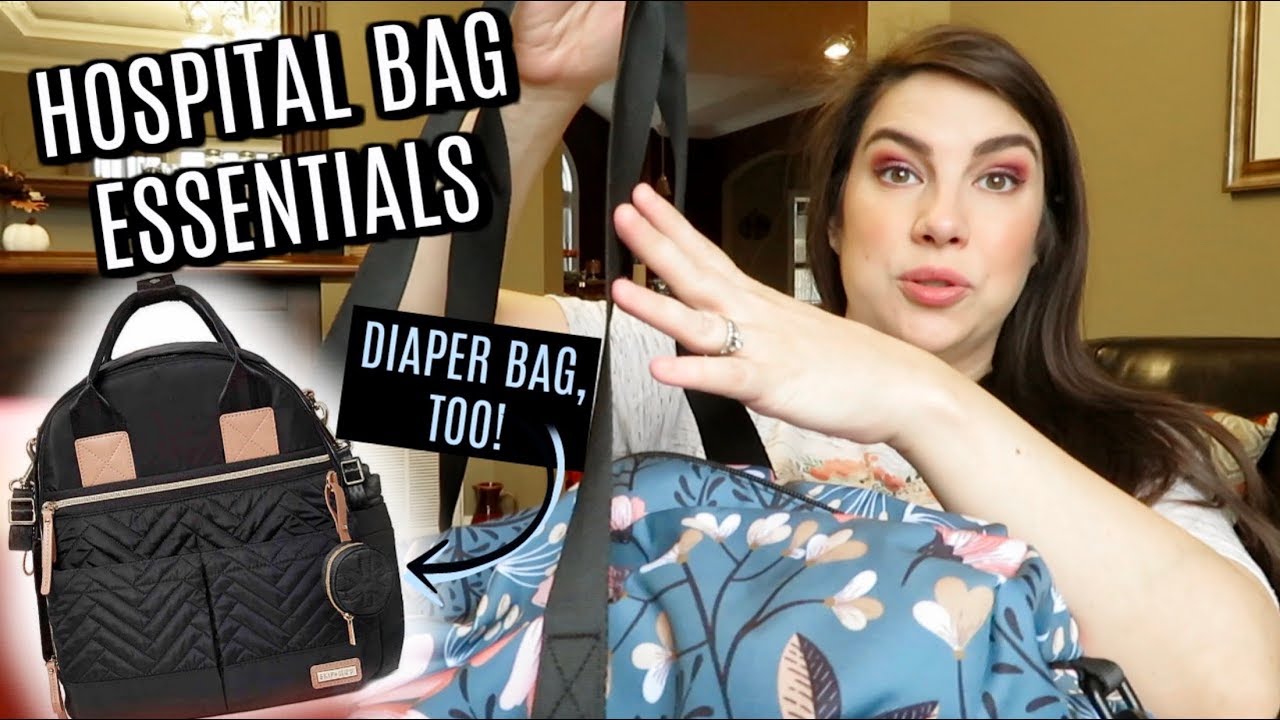 WHAT'S IN MY HOSPITAL BAG: Labor & Delivery (and Diaper Bag!) 3rd Time Mom