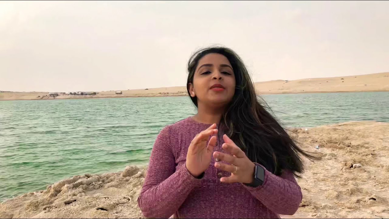 Al Wathba Salt Lake (Sabkha) || Abu Dhabi|  Travel ~Curly Talk#1
