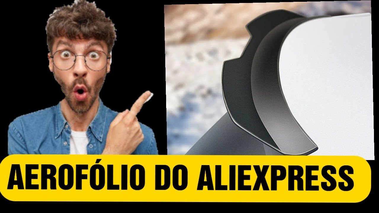 AEROFÓLIO do ALIEXPRESS!!! De um toque de estilo ao seu carro gastando pouco.