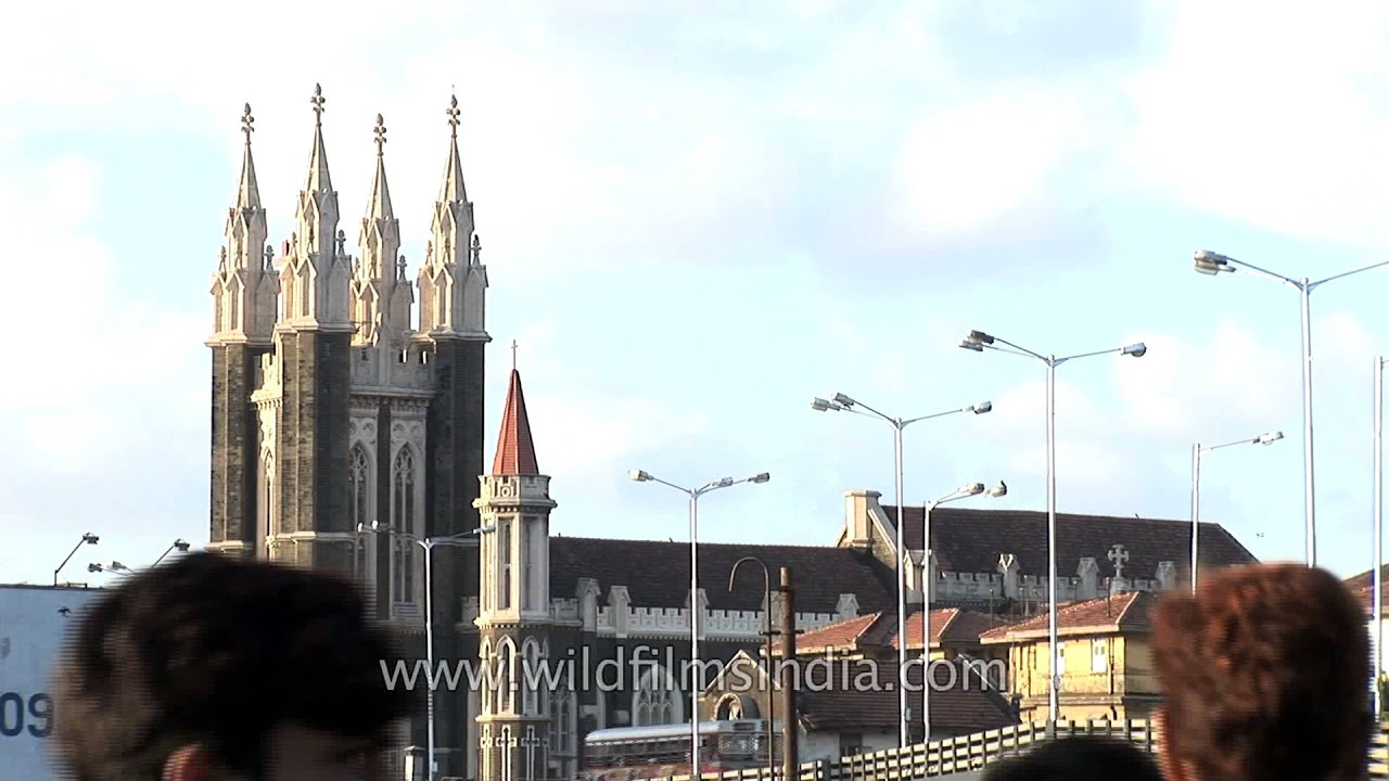 The main tower of Gloria Church in Byculla, Mumbai