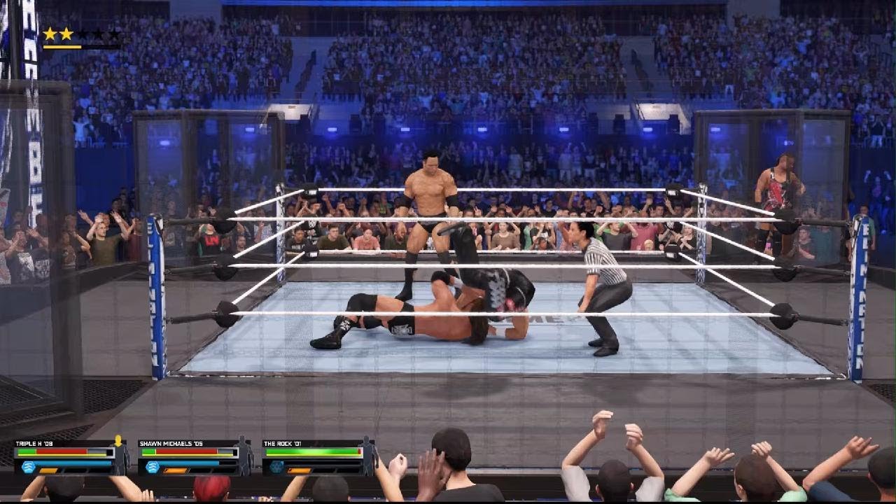 Legends Elimination Chamber for HHH's World Heavyweight ChampionshipWWE 2K25