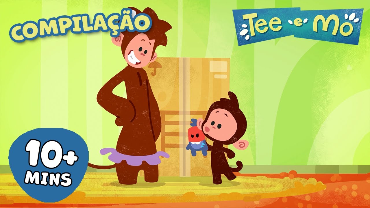 Tee e Mo 🙈 Temporada 1, Episodio 7-8 🍌 EPISÓDIO DUPLO COMPILAÇÃO