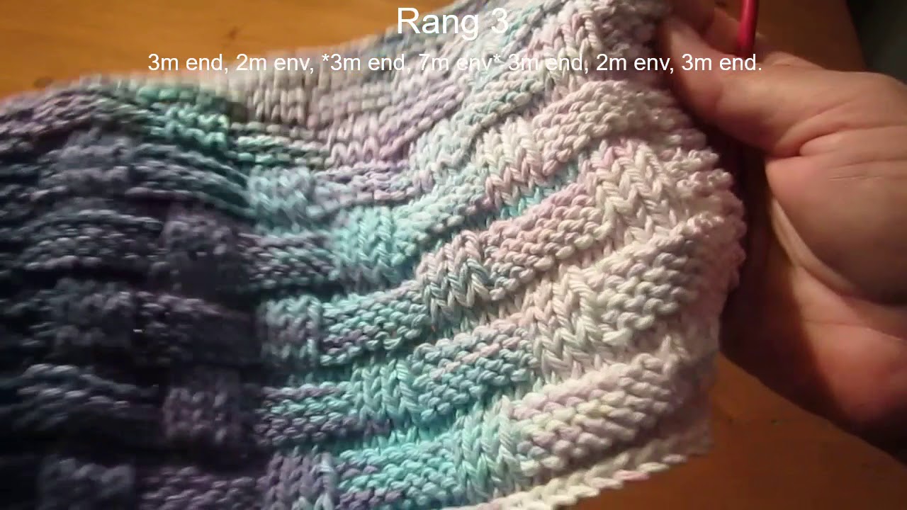 Comment faire une petite lavette tressé au tricot