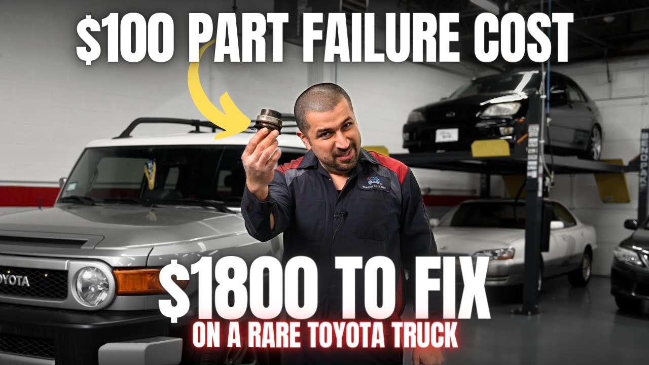 Исправление поломки детали стоимостью 100 долларов на редком грузовике Toyota обойдется в 1800 до...