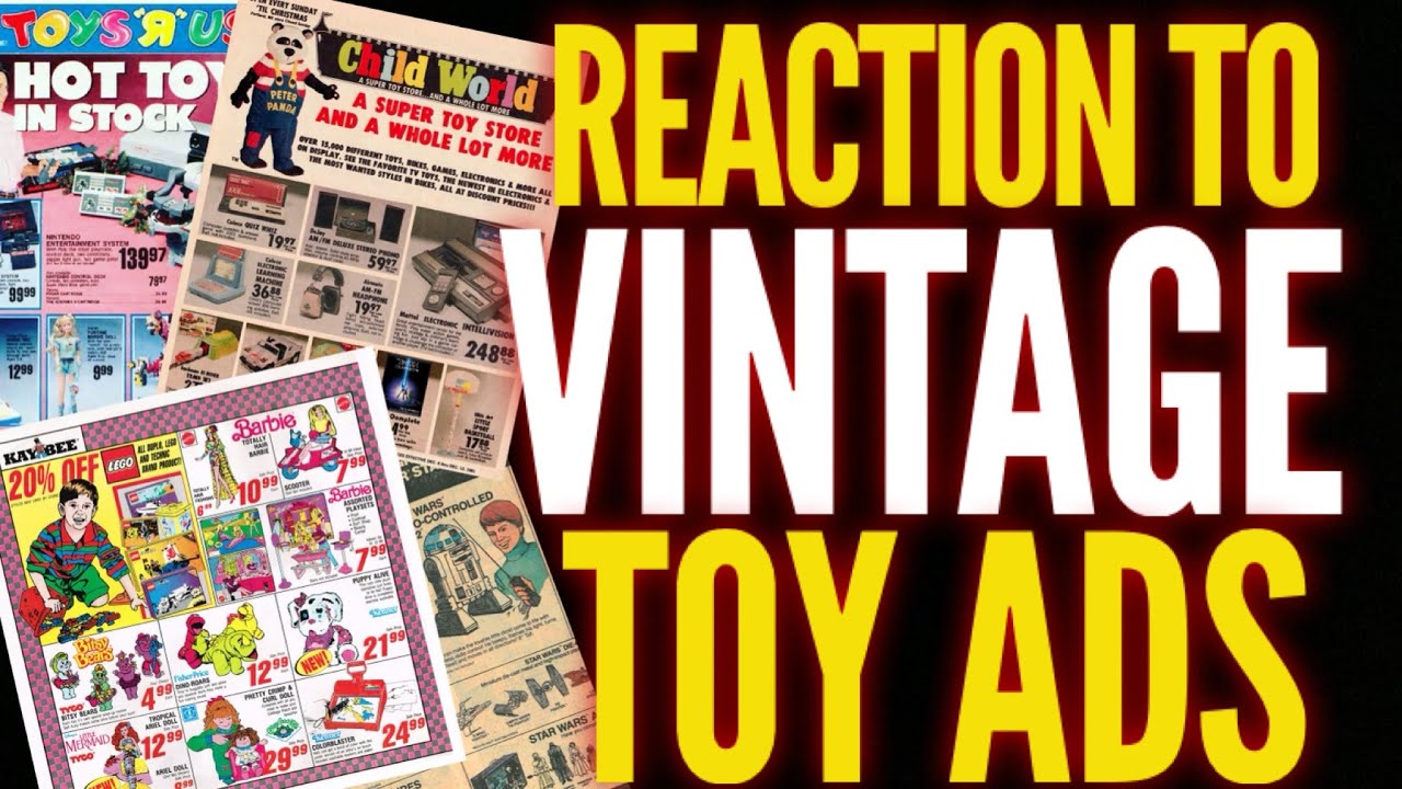Reacting to Vintage Action Figure Toy Ads!