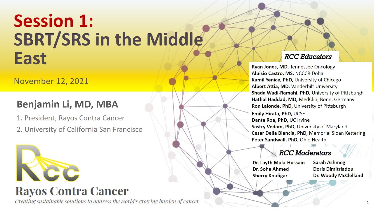 Session 1 - SBRT/SRS Clinical and Radiobiology Applications