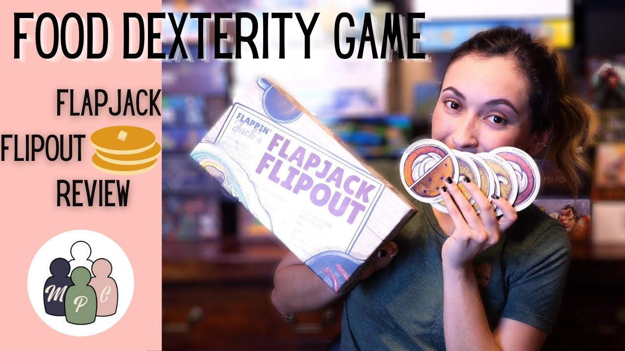 Flapjack Flipout dexterity board game review by Minimum Player Count