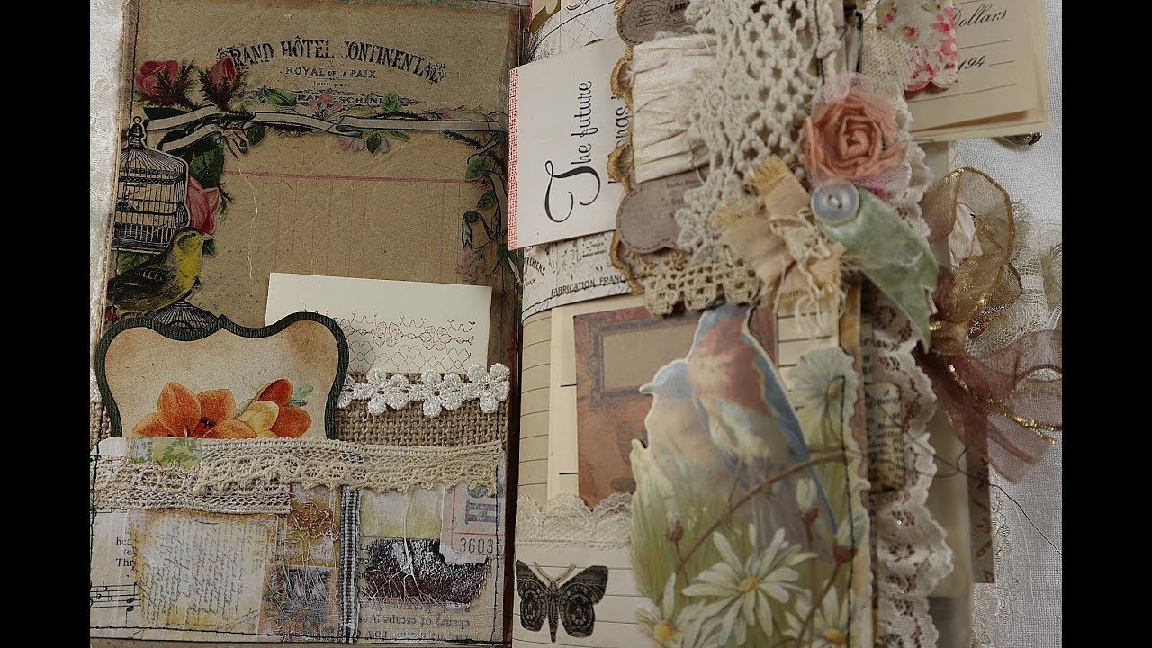 French Shabby Style Junk Journal by Robin Dudley Howes