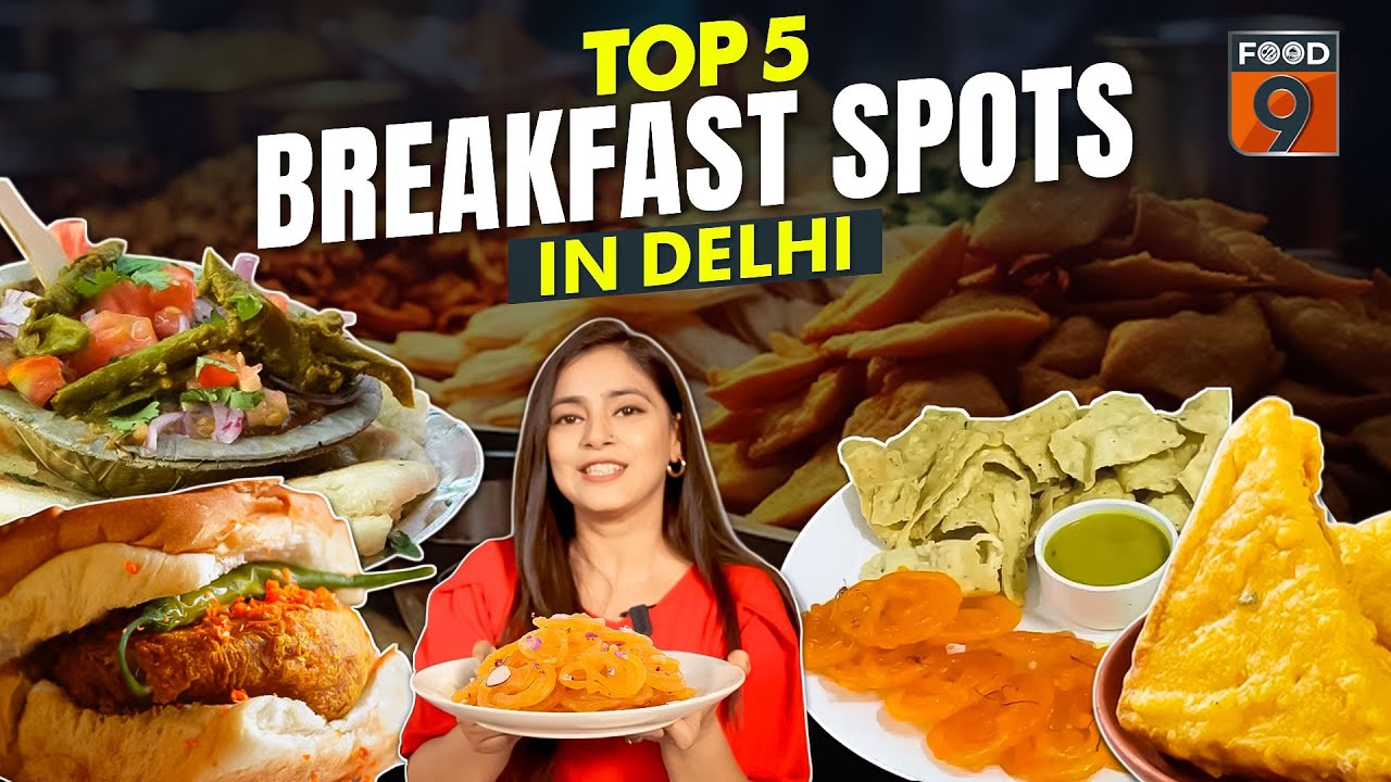 Delhi के 5 Iconic Breakfast Joints 2025 | Top 5 Breakfast Spots in Delhi | Foodie #breakfast