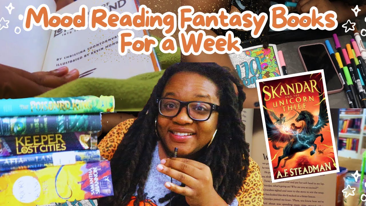 Mood Reading Fantasy Books for a Week | Weekly Reading Vlog #11