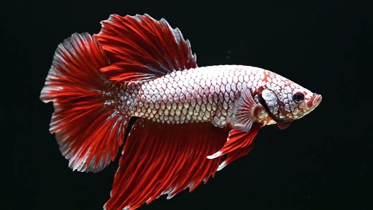 2 Hours Fish for Cats to Watch 🐱 Stunning Betta Fish 4K