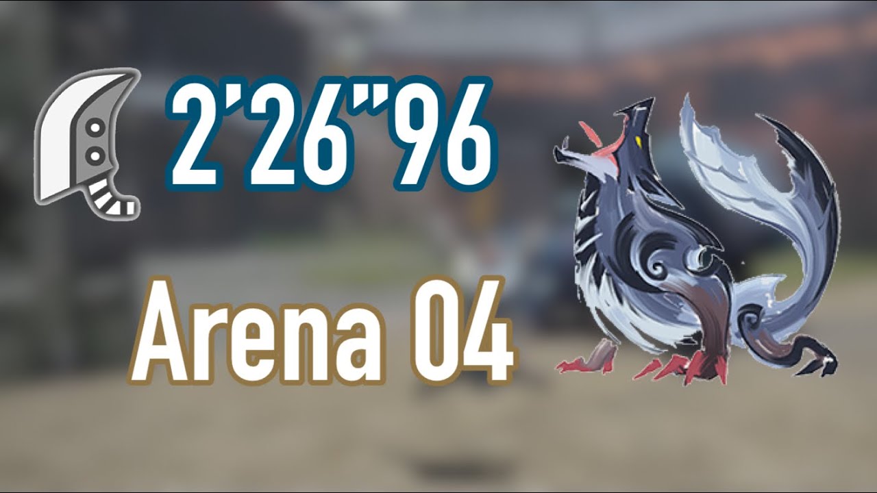 Monster Hunter Rise Sunbreak | Arena 04 Lunagaron Great Sword Solo 2'26