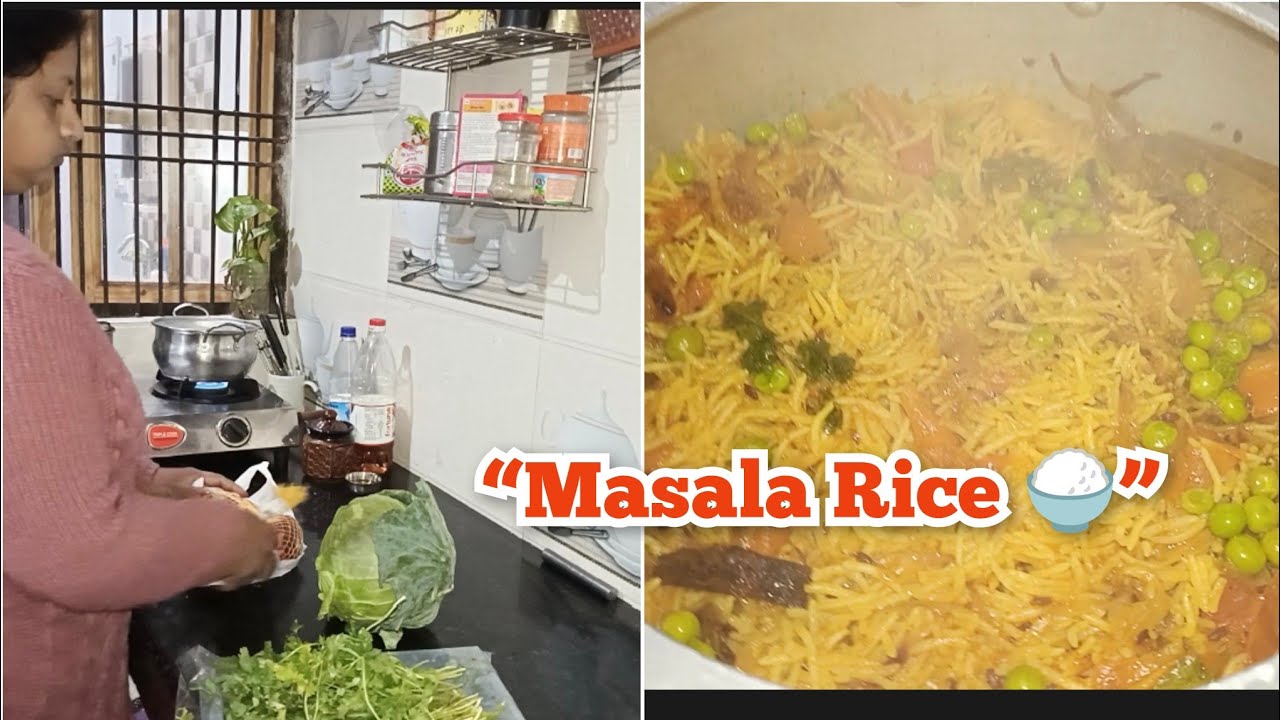“Bacchon ke jaane ke baad thoda sa waqt | Subah se kaam aur Masala Rice” daily vlog