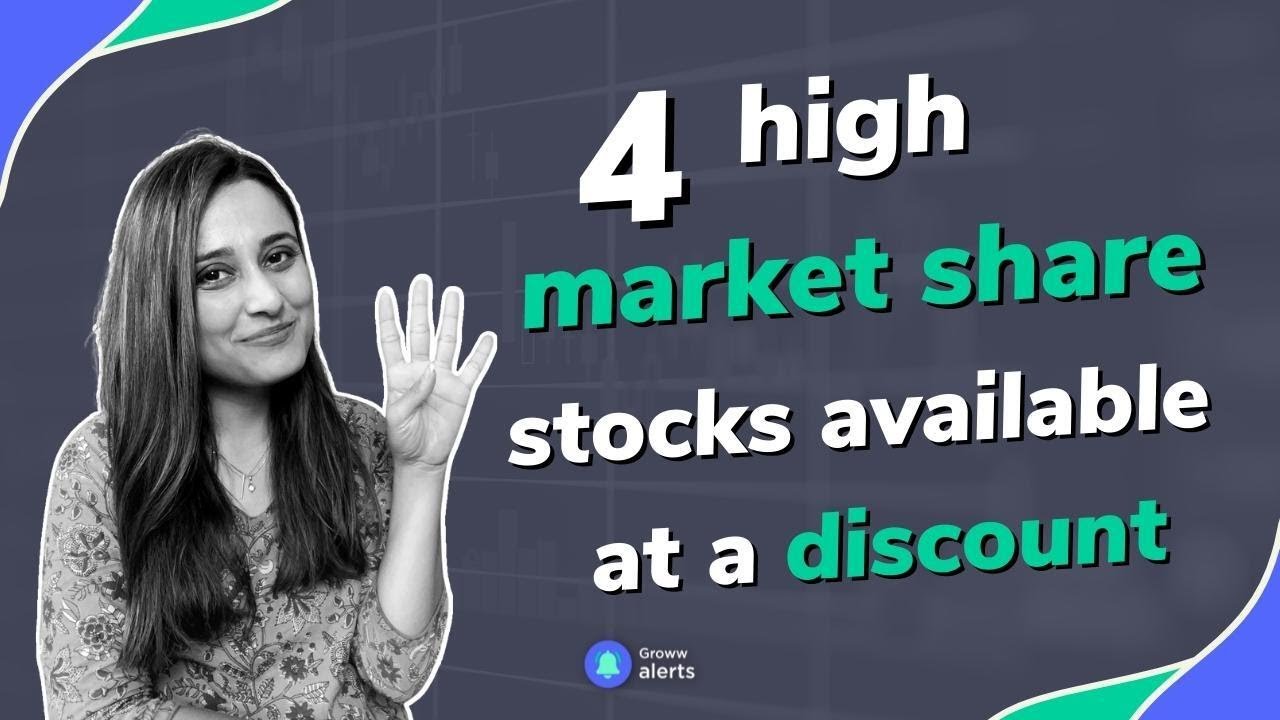 4 high market share stocks available at a discount | Groww alerts