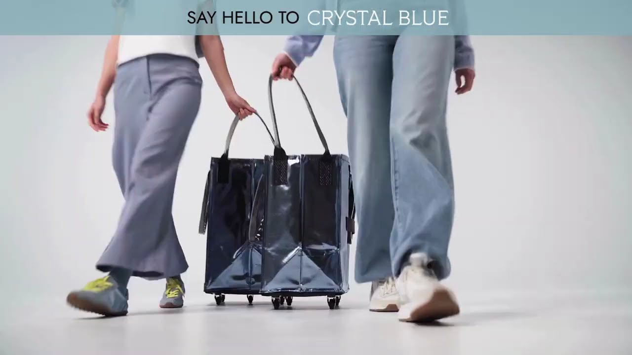 Introducing Crystal Blue: The Newest Hulken Rolling Tote