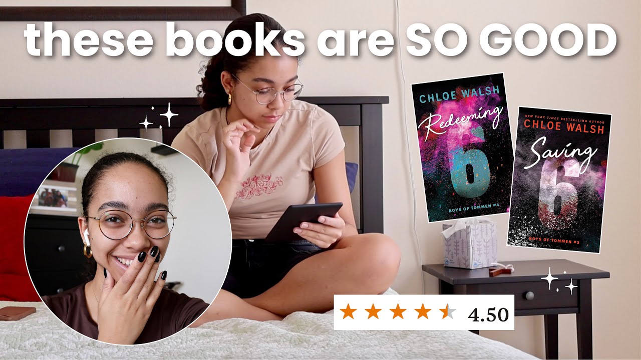 finding a new favorite book series !! ✪ reading saving and redeeming 6 *no spoiler reading vlog*