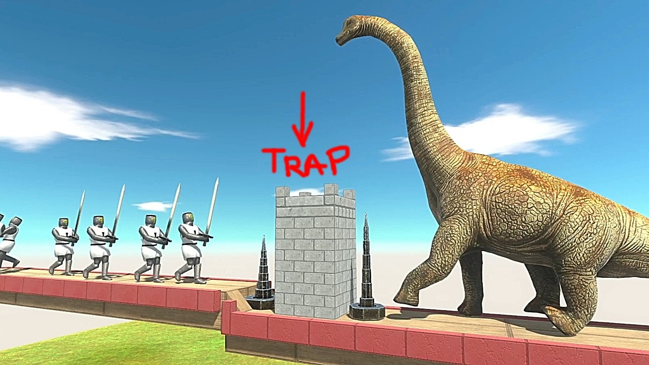 Death Spike Trap vs. Carnivores, Infernals | Animal Revolt Battle Simulator