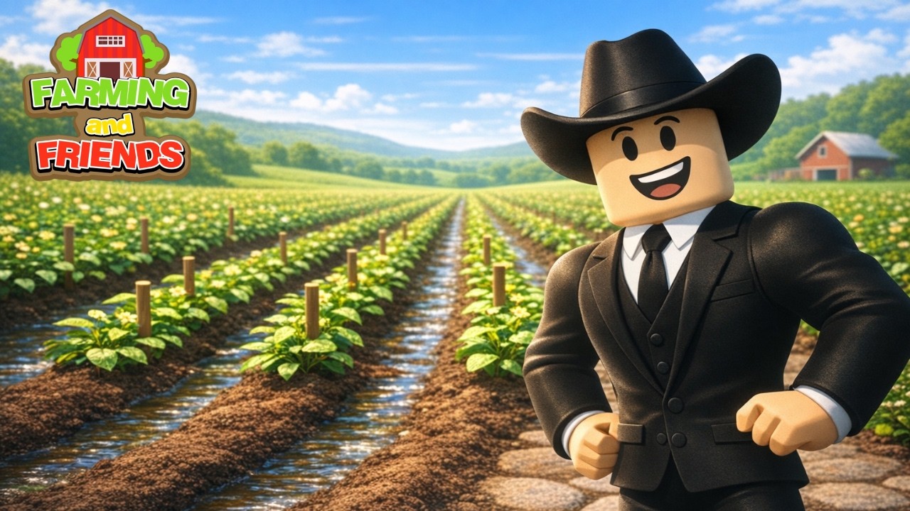 🌱 Nueva Maquinaria en Roblox Amigos y Agricultura 🚜 | ¡Rocía tus cultivos y acelera el crecimiento!