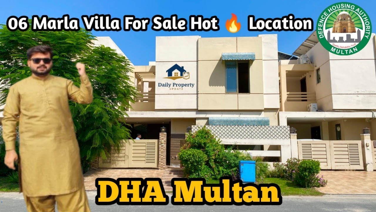DHA Multan Villa Tour | 06 Marla Villa For Sale | Best Property For Sale In Multan DPU
