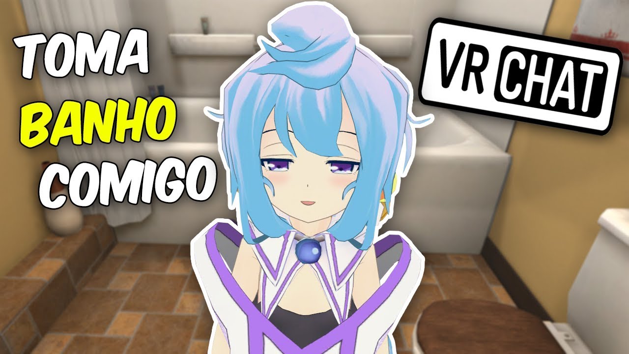 ELA TOMOU BANHO COMIGO NO VR CHAT