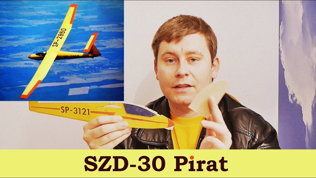 SZD-30 Pirat - szybowiec treningowo-wyczynowy #Zabytki_Nieba