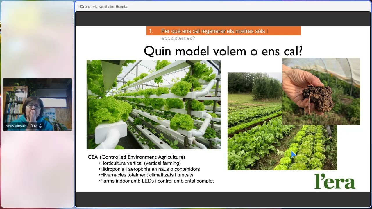 Horta sobre sòl viu, estratègies de resiliència davant el canvi climàtic