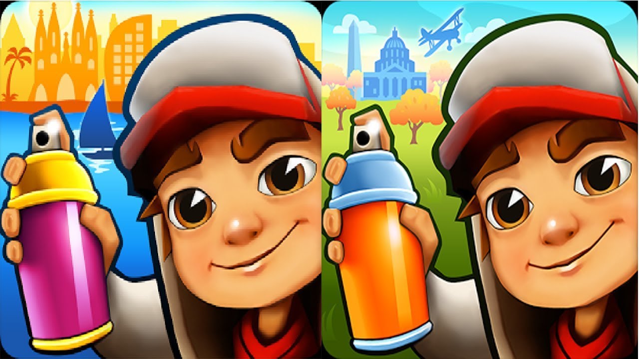 Subway Surfers Washington vs Subway Surfers Barcelona Wolrd Tour 2017 November