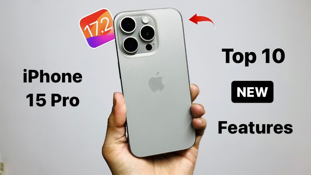 iOS 17.2 on iPhone 15 Pro - iOS 17.2 Top 10 New Features on iPhone 15 Pro