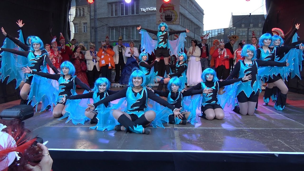 Rosenmontag 2017 Halle Saale Lettin Dancer & Lettin Girls