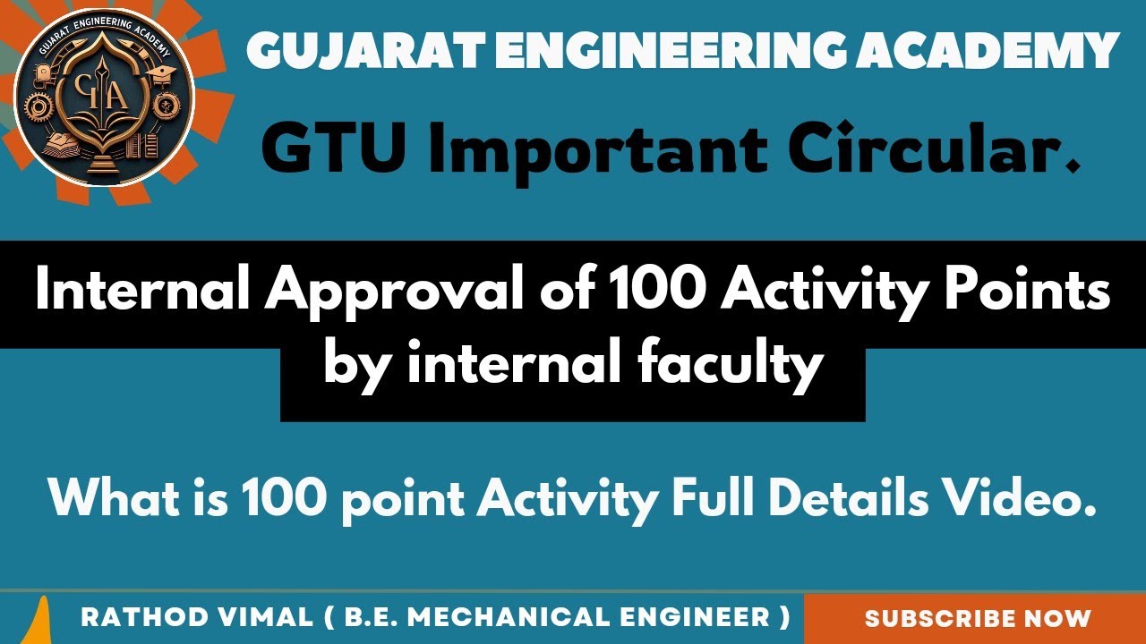 What is 100 point Activity Full Details Internal Approval of 100 Activity Points by internal faculty