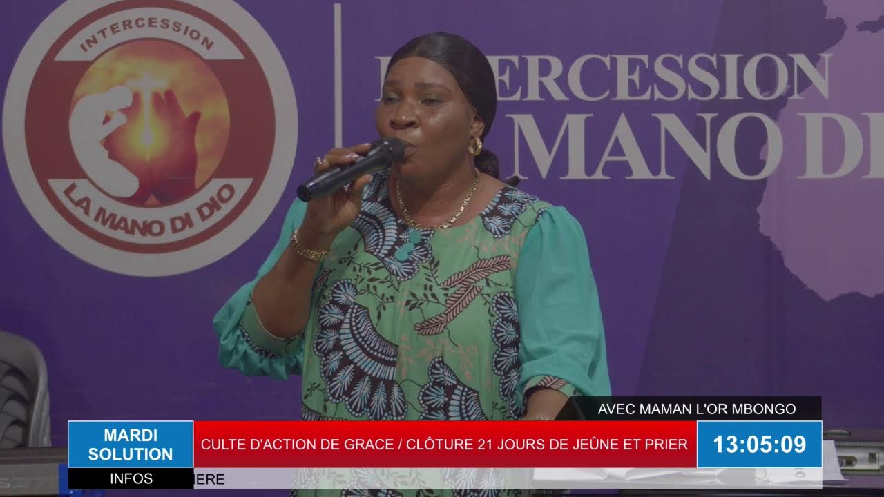Diffusion en direct CULTE D'ACTION DE GRACE / CLÔTURE 21 JOURS DE JEÛNE ET PRIERE  Lamano ministries