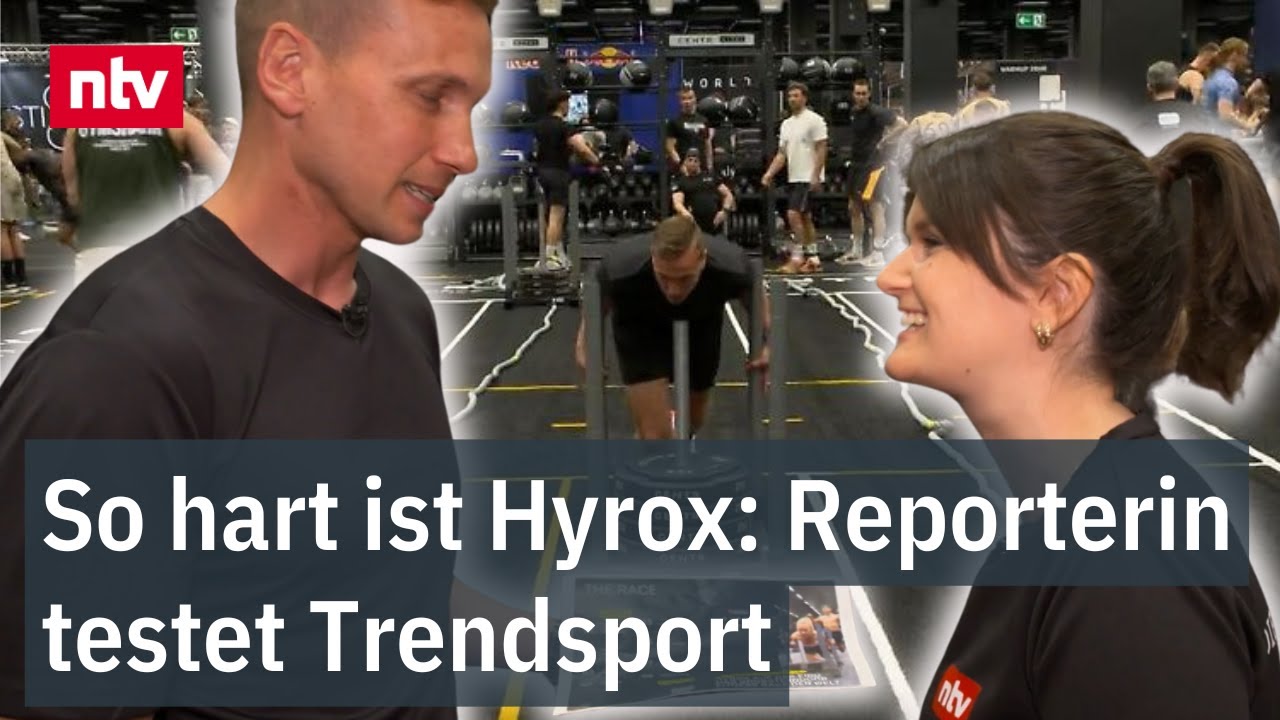 Reporterin testet Trendsportart: So hart ist Hyrox - 