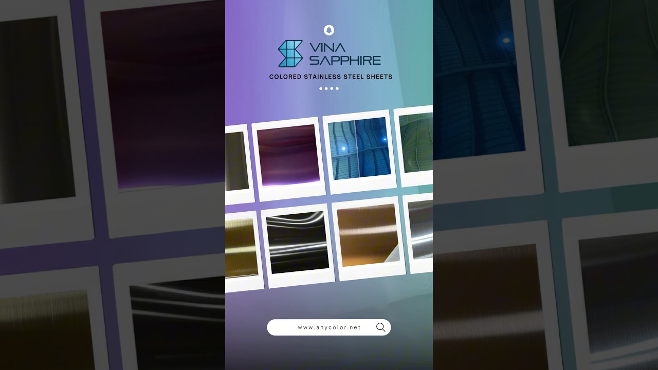 PVD Technology - More than just a process, it's the art color #pvdcoating #pvd #inox #stainlesssteel