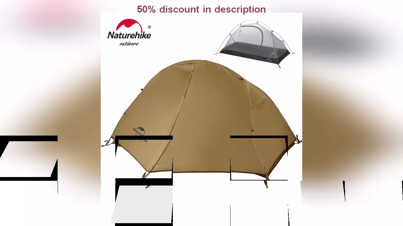 Latest Products You Must Know!&nbsp;#Naturehike Cycling Tent 1 Person Ultralight Backpacking Tent Doub