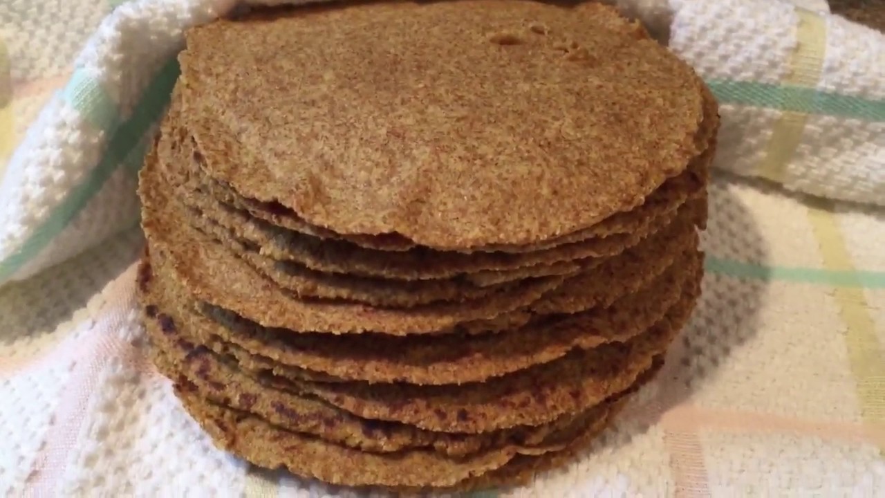 TORTILLAS DE LINAZA BAJAS EN CARBOHIDRATOS SIN GLUTEN / KETO