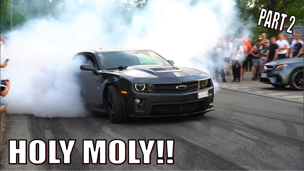 CRAZY MUSCLE CARS & INSANE STREET BURNOUTS!! - Vantaa Cruising 6/2023 |PART 2|