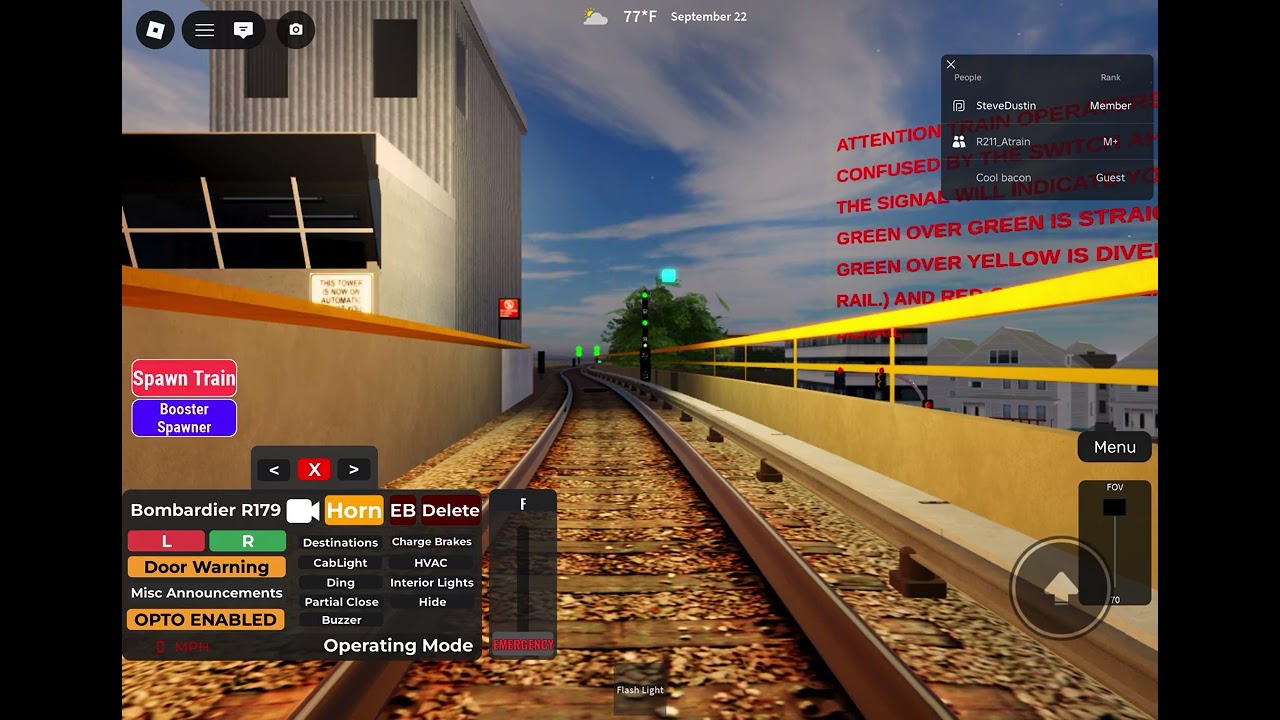 A Train far rckwy-broad channel fail in under 2 minutes