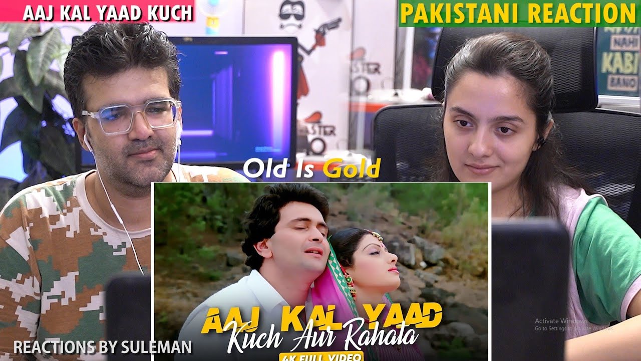 Pakistani Couple Reacts To Aaj Kal Yaad Kuch Aur Rehta Nahi | Nagina | Sridevi | Rishi Kapoor 