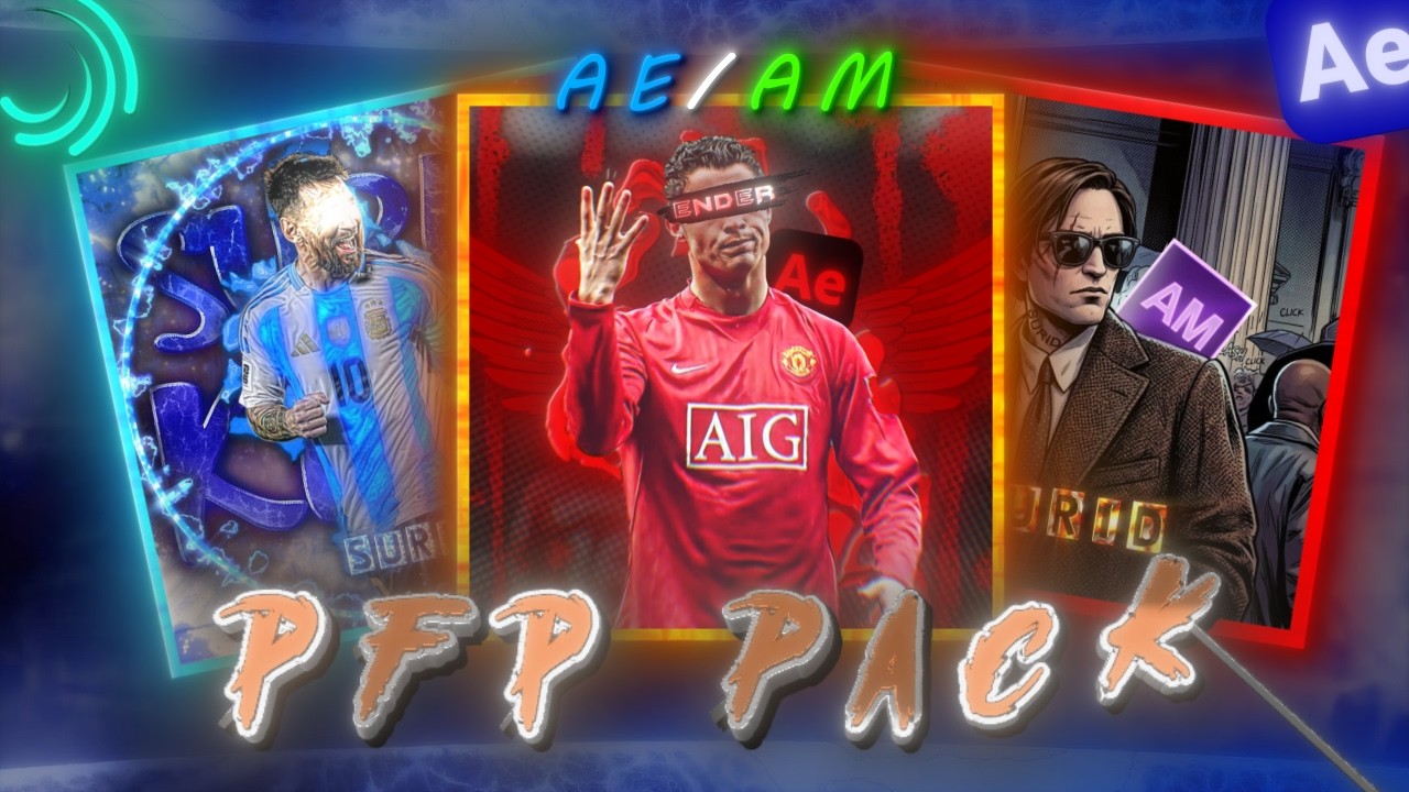 Best PFP for Ae and Alight Motion 🔥|| (+Preset)
