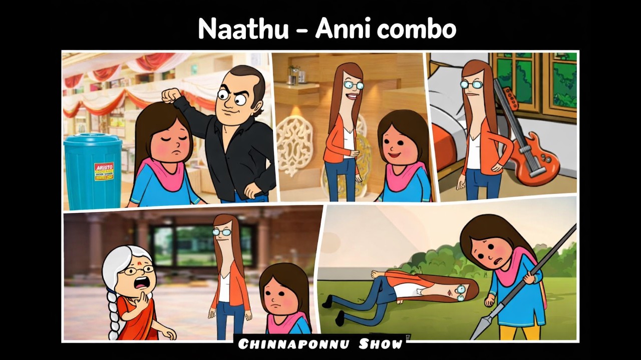 Chinnaponnu vs Naathu 😂 | Chinnaponnu Show | Ultimate Comedy Scenes #youtube #youtubeshorts #viral